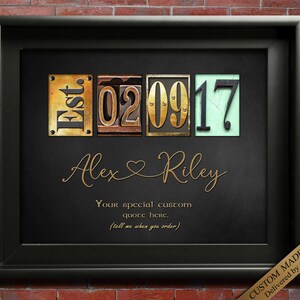 Wedding Anniversary Gift love quote Anniversary print