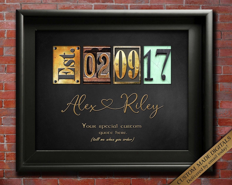 Wedding Anniversary Gift love quote Anniversary print