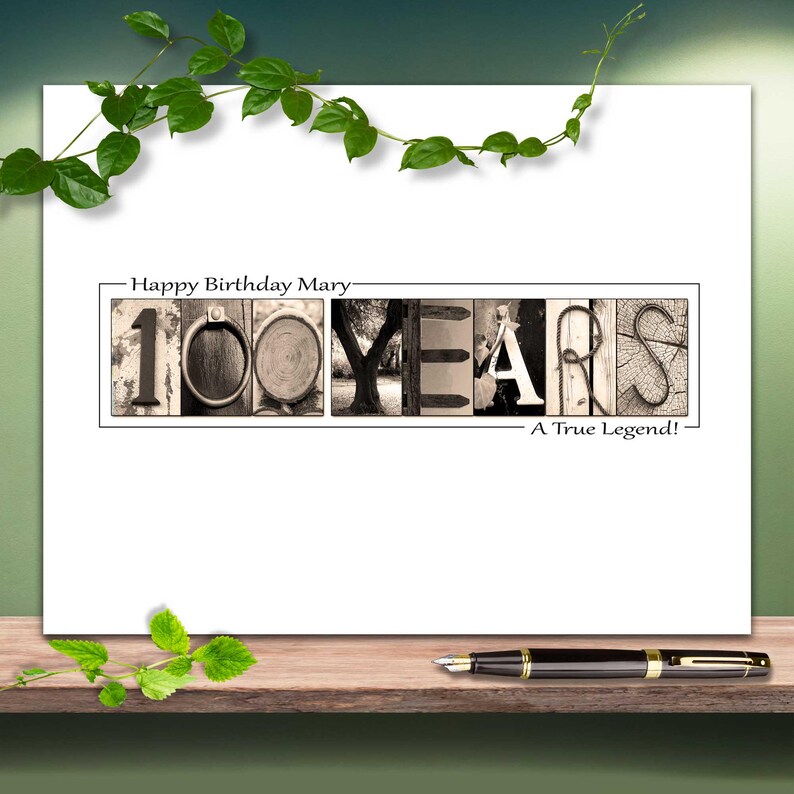 100 years birthday gift for dad mom uncle aunt