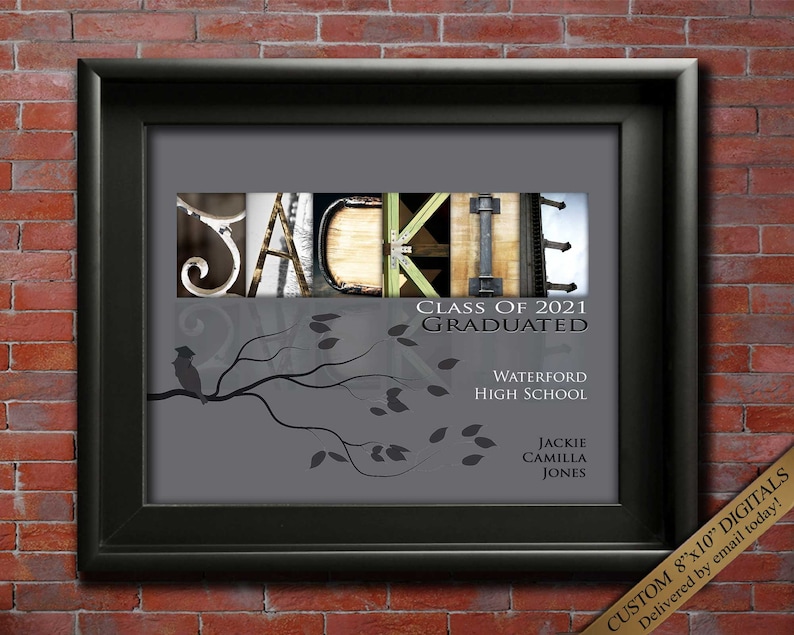 Gift for high school graduation for him custom made.