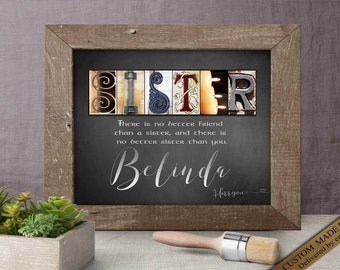 Sister Gift from Brother Big Sister Gift Little Sister Gift Sibling Gifts Wall Art Worlds Okayest Sister Promoted to Big Sister DIGITAL