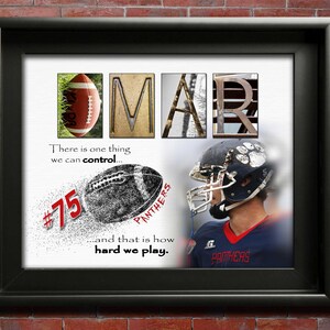 Football Player Gift Print