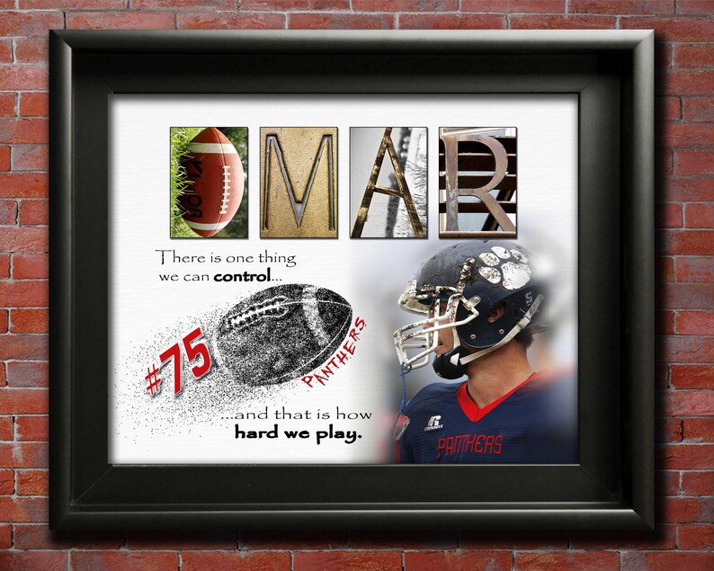 Football Player Gift Print