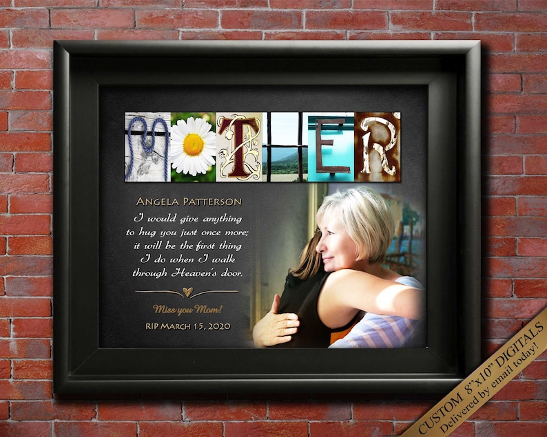 Memorial Gift Mom Memorial Gift for Mum Loss of Mom Sympathy Etsy