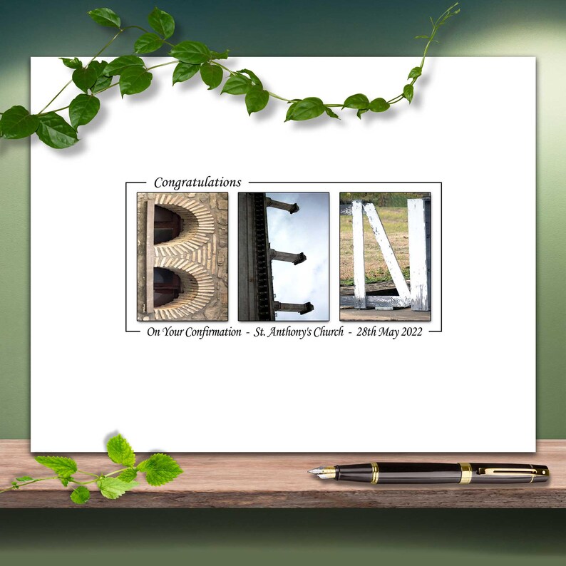 Guest Book Gifts for Confirmation boys and Girls Personalized Prints