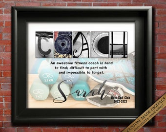 Fitness Coach Gift Running Personal Trainer Gift Triathlon Wellness Gym Club Coaches Sports Centre