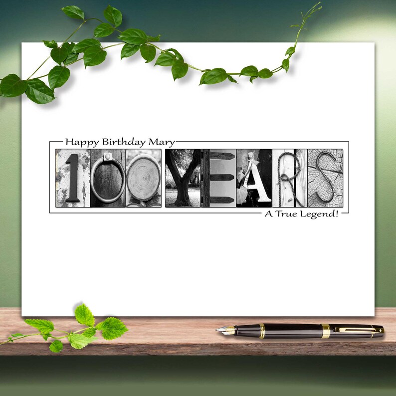 100 years birthday gift for dad mom uncle aunt