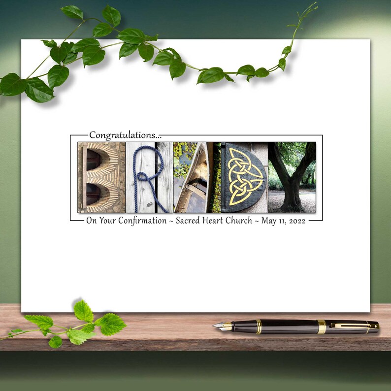 Unique Gifts for Confirmation boys and Girls Personalized Prints