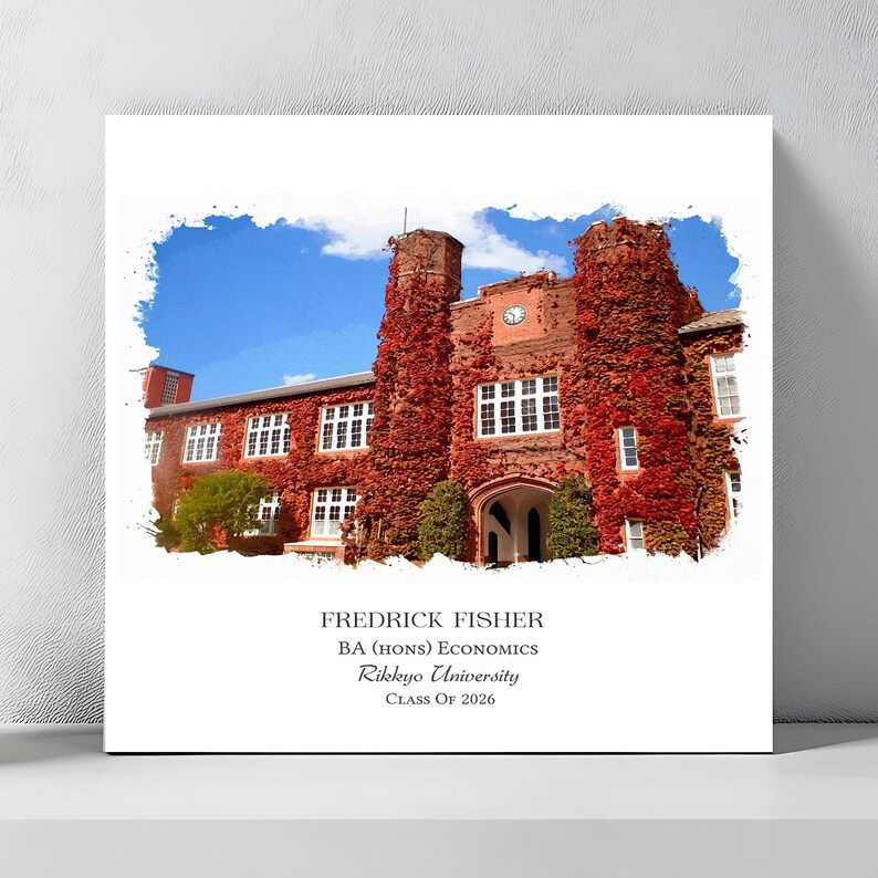 College Venue Graduation Portrait Gift
