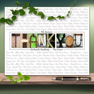 Thank you teacher gift high school, middle school, kindergarten