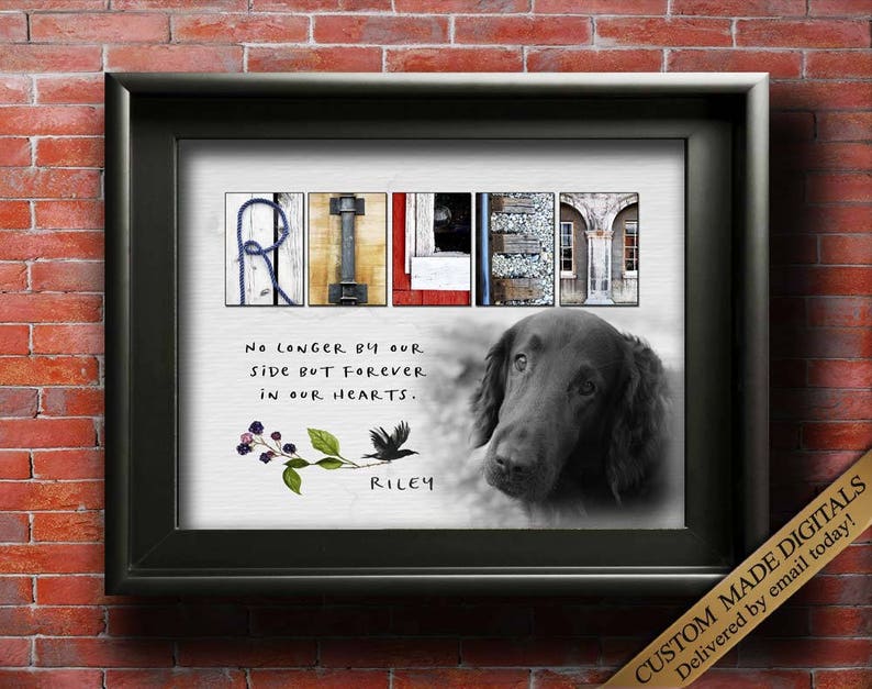 Custom Dog Memorial Gifts Dog quote gifts