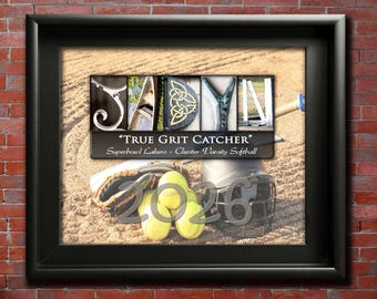 Softball Player Award Team Gifts, MVP Hustler Teammate Certificate for Boys & Girls Softball Mom