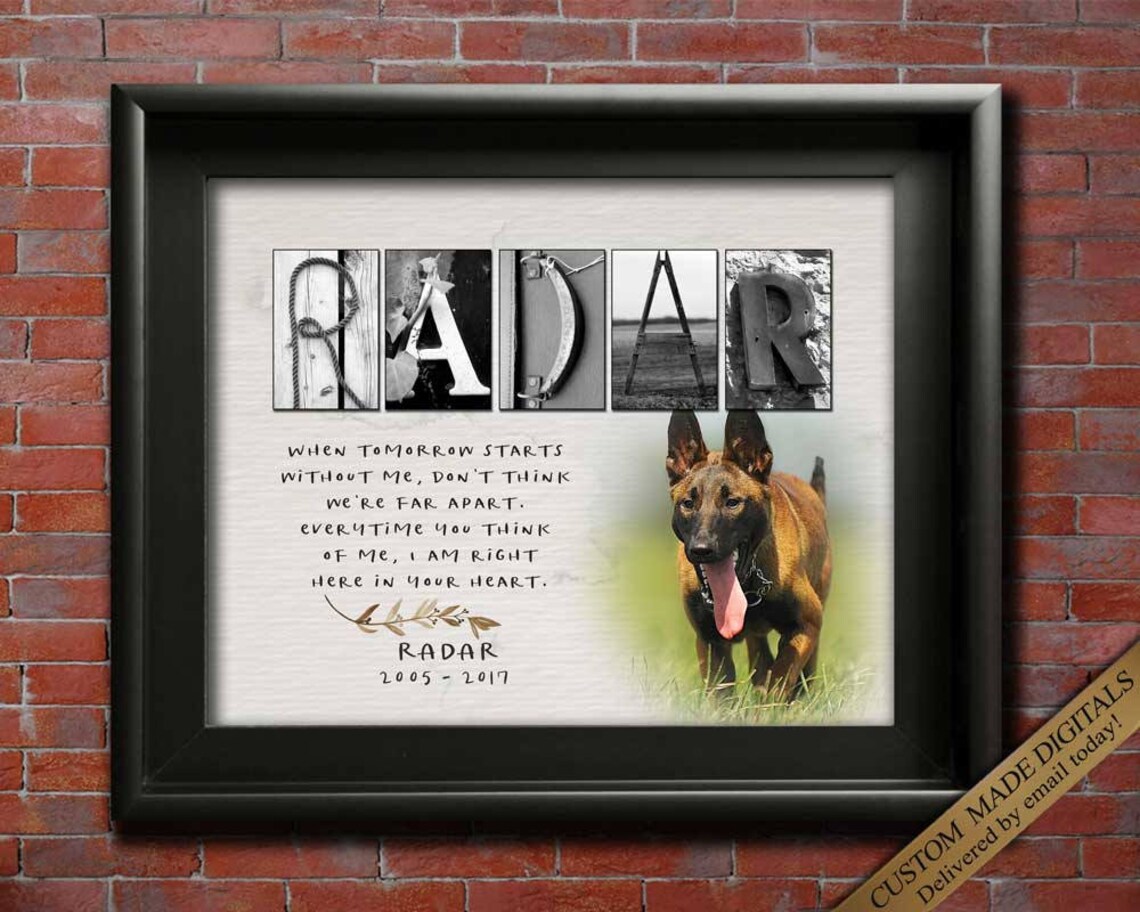 dog memorial gifts near me