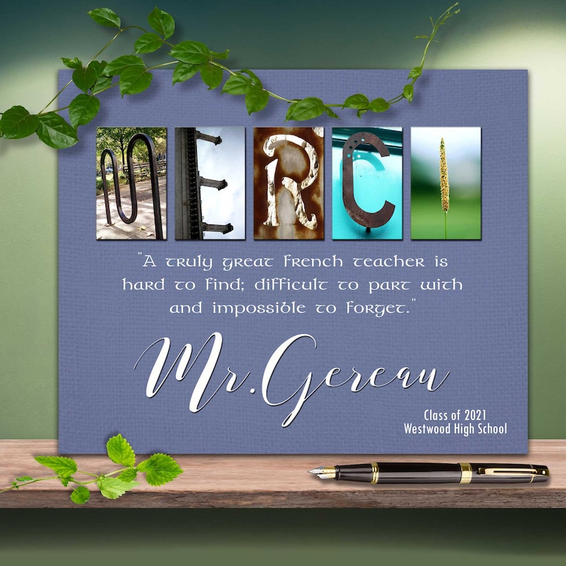 French teacher gift