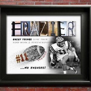Football Player Senior Night Gifts Awards