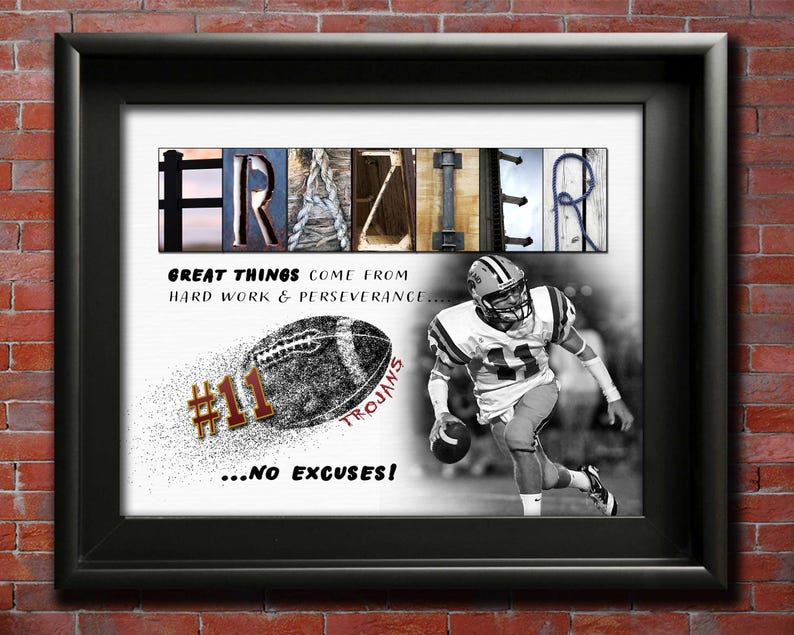 Football Player Senior Night Gifts Awards