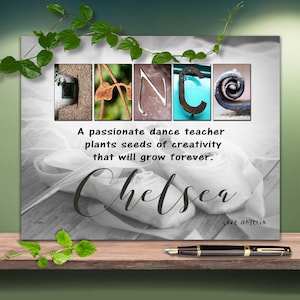 Dance Teacher Gift Personalized Dancing Team Gifts, Ballet Teachers, Dance Mom, Tap Irish Appreciation