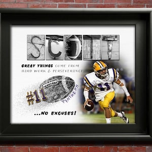 Football Player Senior Night Gifts Awards