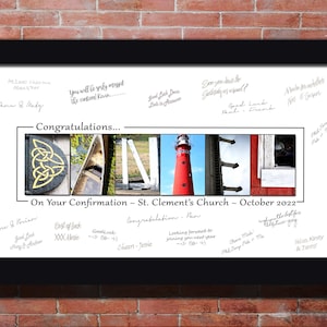 Gift for Confirmation for Boy Confirmation Girls Confirmation Gift Confirmation Keepsake Confirmation Guest Book