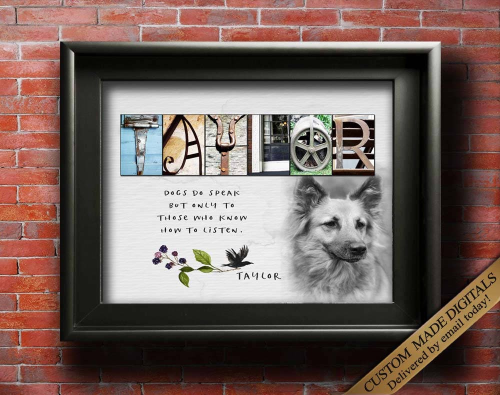 Custom gift for Dog Lovers gifts for Women Dog Customized Dog Etsy