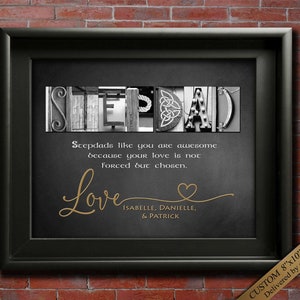 Best Gift for Step Dad for Christmas, Step Dad gift for Birthday Custom Made Printable