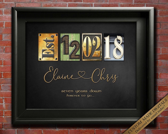 7th Anniversary Gift for Him, Copper Wedding Anniversary Gifts for