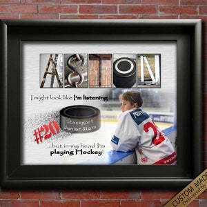 Hockey Player award certificate