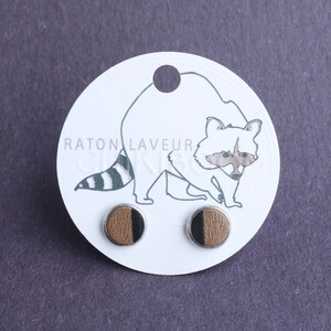 MTL Raccoon earrings