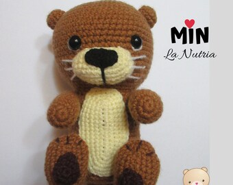 MIN La Nutria Amigurumi Pattern Spanish step by step