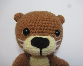 MIN Padrão espanhol The Otter Amigurumi passo a passo Portugal