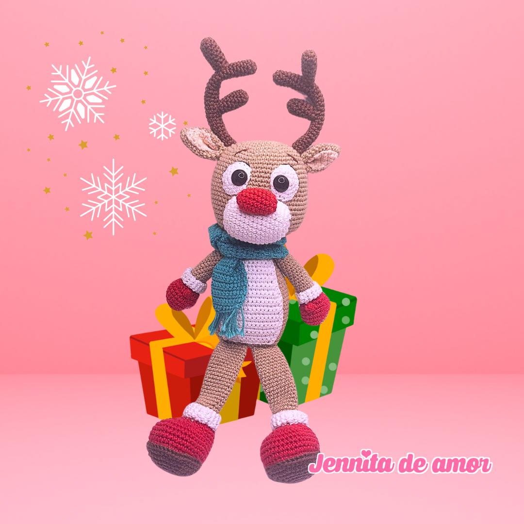 40 Reindeer Crochet Patterns: Add Homemade Warmth to Your Holiday Decor 6 Reindeer Christmas Amigurumi Digital Pattern Spanish only