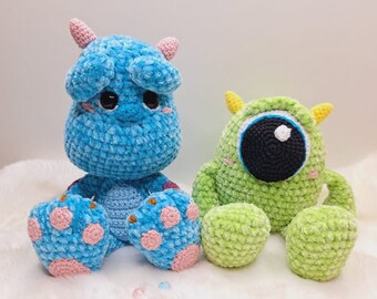 SULLEY & MIKE Digitales Muster nur auf Spanisch