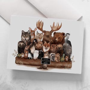 Carte de souhaits - La classe de la forêt