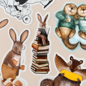 Sticker / Various stickers / Animals / Illustration