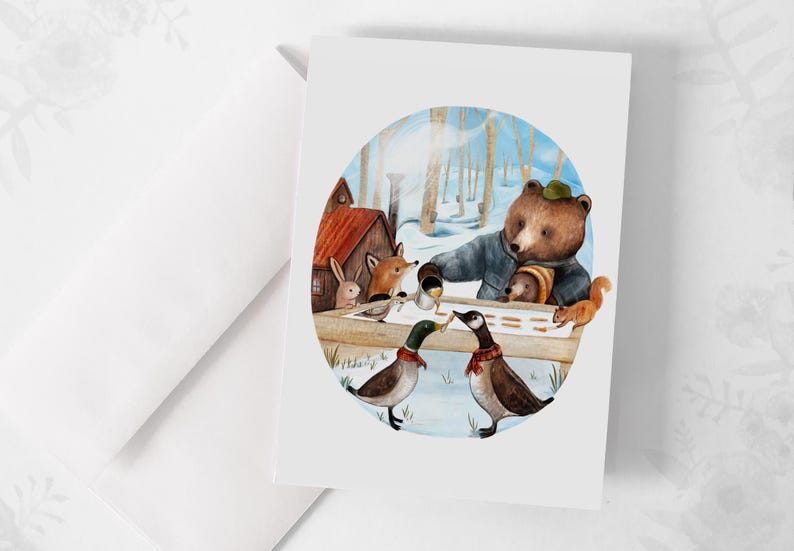 Carte de souhaits - Se sucrer le bec Bild 1