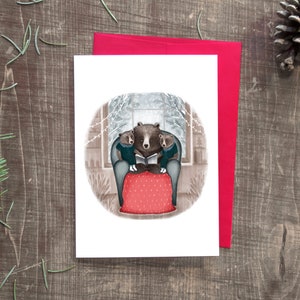 NOËL « Les oursons » / Joyeuses fêtes / Christmas / Greeting card / Carte de voeux / Animal / Québec