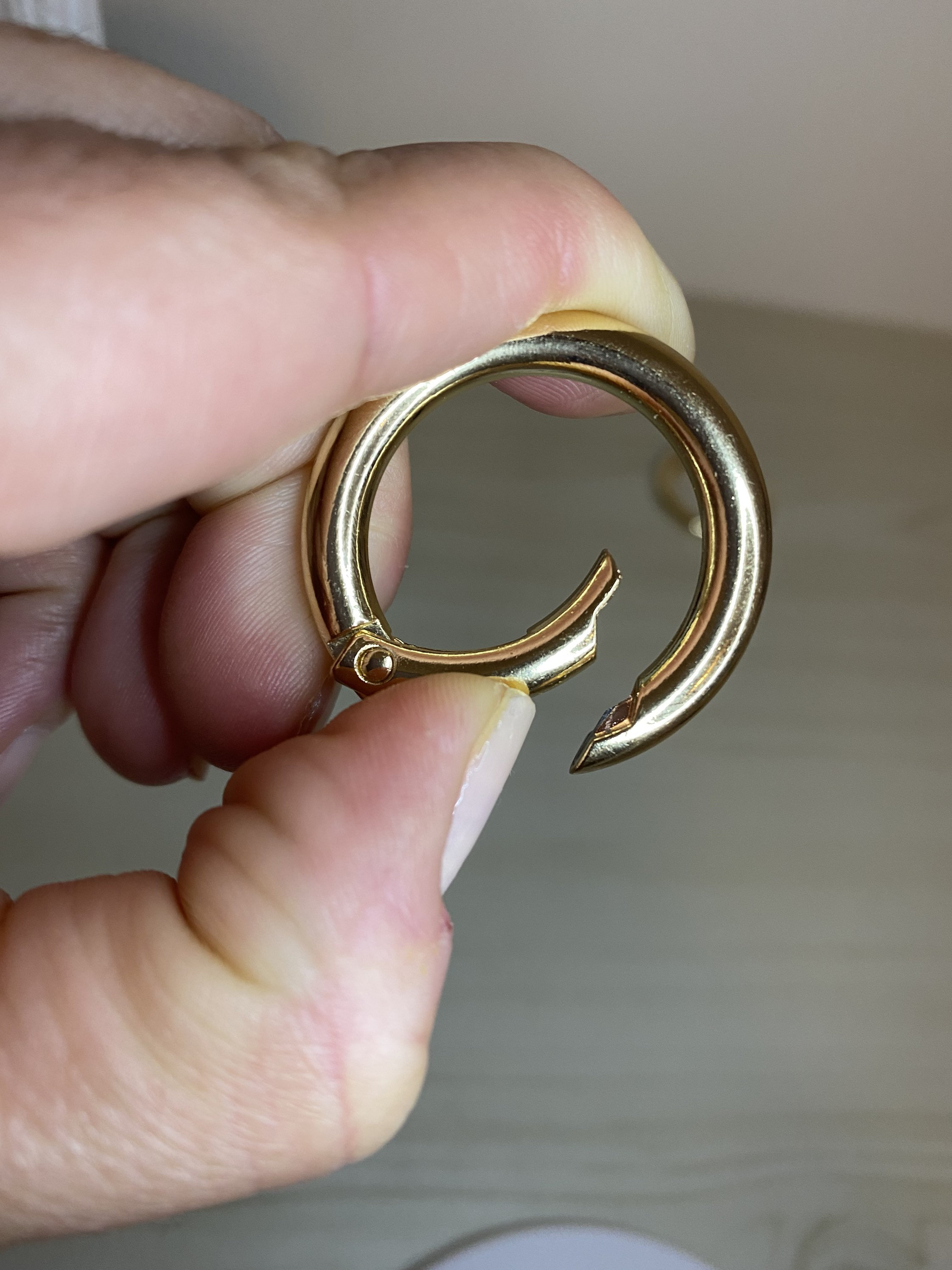 Oring Extender 28mm or 35mm Spring Snap Clasp GOLD Hardware Etsy UK