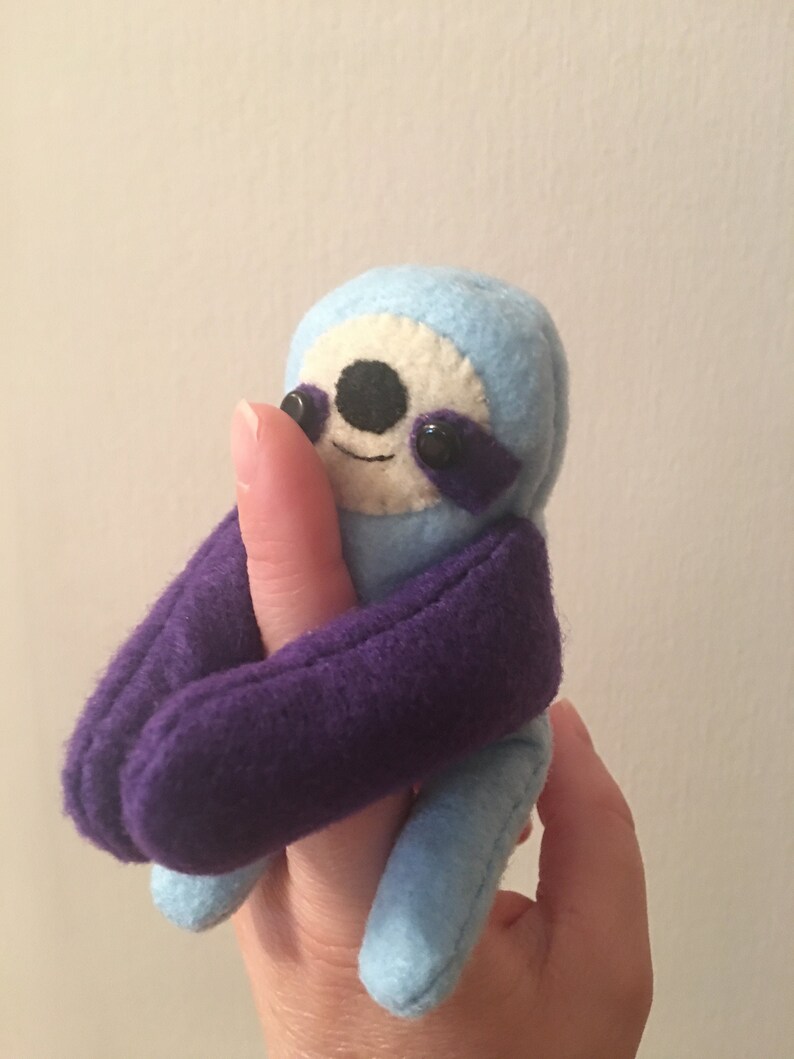 Tiny bean bag sloth sloth tiny sloth little sloth | Etsy