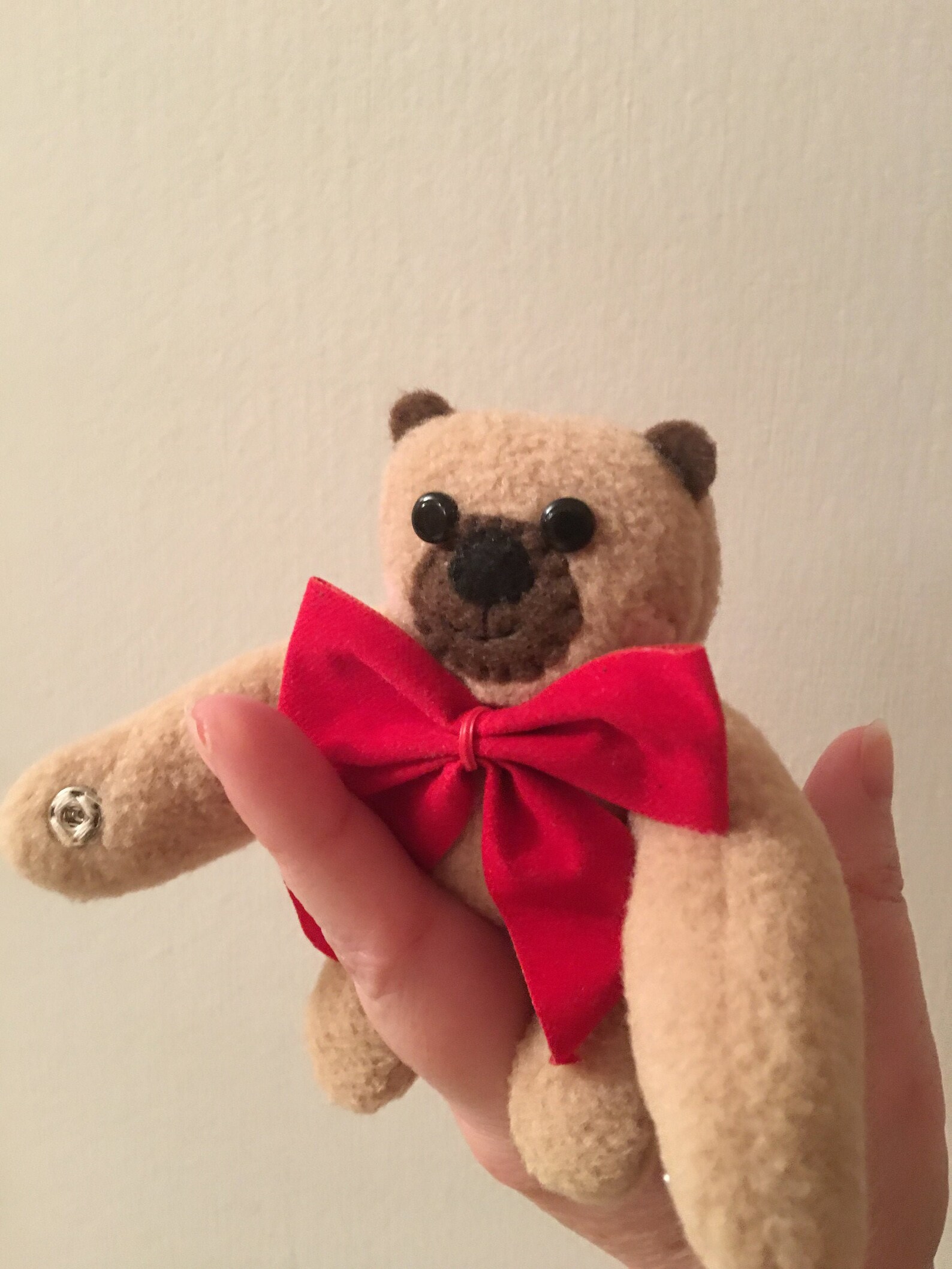 Tiny bean bag teddy bear teddy bear plush teddy bear Etsy