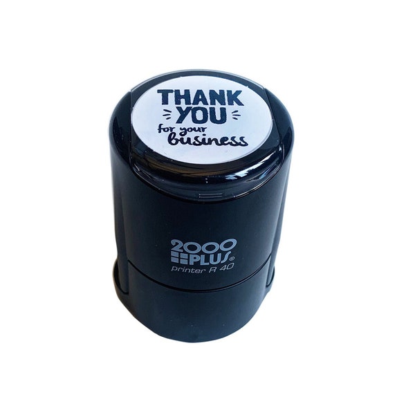 Thank You for Your Business Stamp / 1 5/8" Self Inking Stamp/Small Business Appreciation Stamper