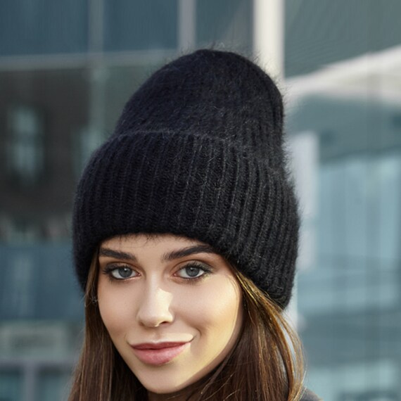 帽子 TODAYFUL Angora Yarn Beanie Angora Beanie Hat - Oat – Namakan Goods