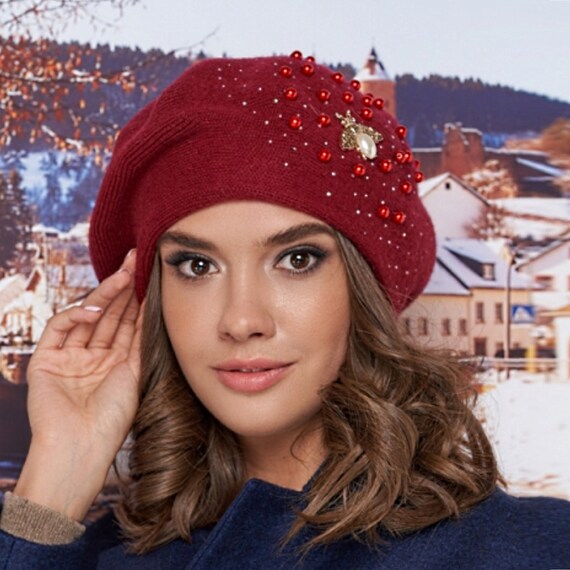 Boina de punto invierno para Gorro de alpaca - Etsy España