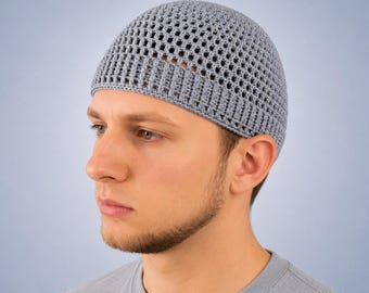 Stay-on Sports Kufi Hat Stretch Fisherman Beanie Elastic