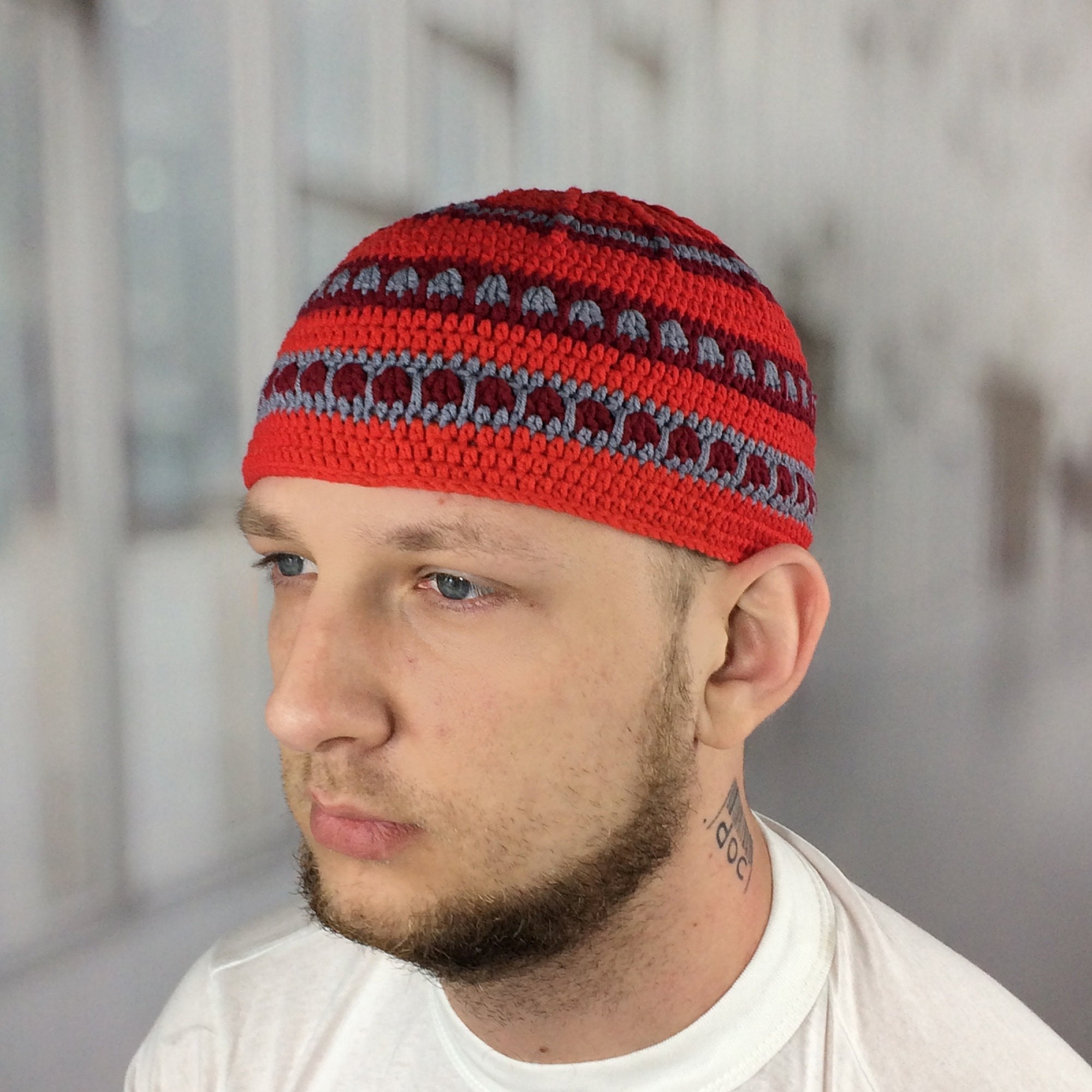 Joe Zawinul Mens Skull Cap Above Ear: Crochet Musician Beanie