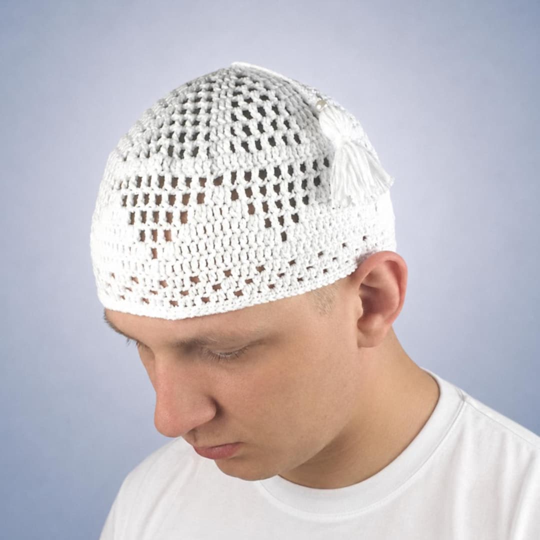 Daily Islamic Skullcap Muslim Prayer Kufi Hat Namaz Beanie With