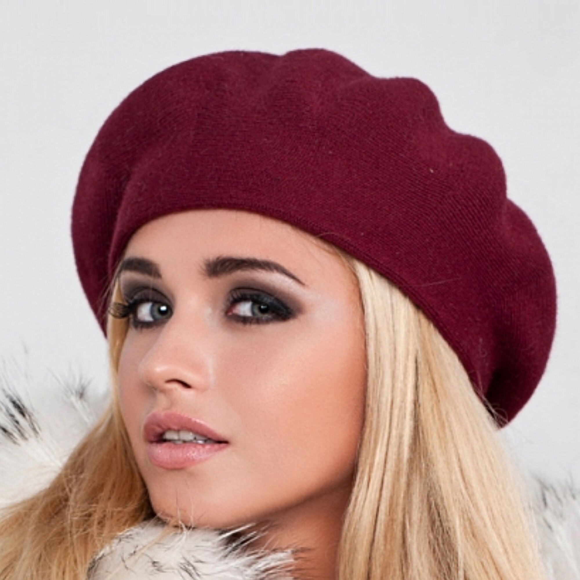 帽子 AMERI GLITTER KNIT BERET MANJIAMEI Women Sparkly Sequins Bling Beret Hat Beanie Cap