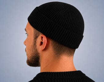 Breathable Viscose Fisherman Beanie | Thin Elastic Short  display picture 3