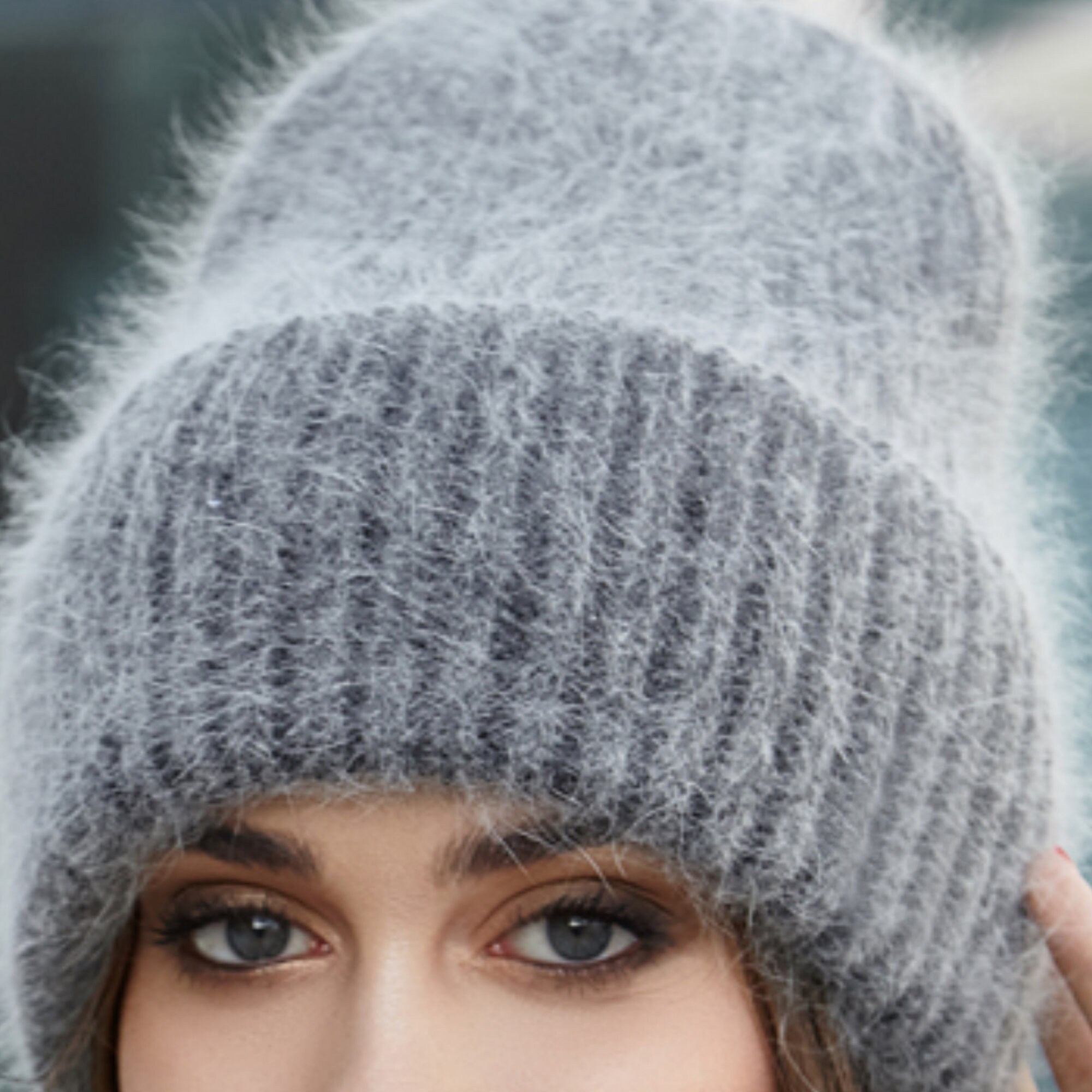 帽子 TODAYFUL Angora Yarn Beanie Royal Angora Beanie in Mushroom | Tusk