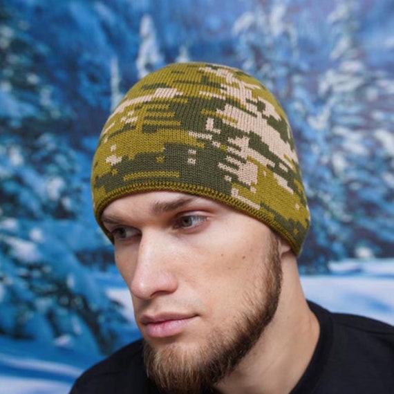 Knitted Mens Beanies Wool Camo Hat Knit Balaclava Hat Mens Balaclava Face  Mack Winter Beanies for Men Birthday Christmas Gifts for Him -  Canada