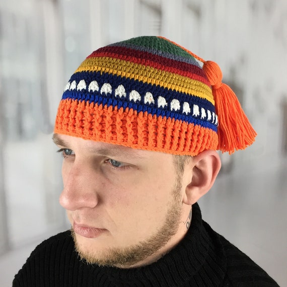Berretto all'uncinetto uomini Rainbow Spring cappelli | Etsy Italia